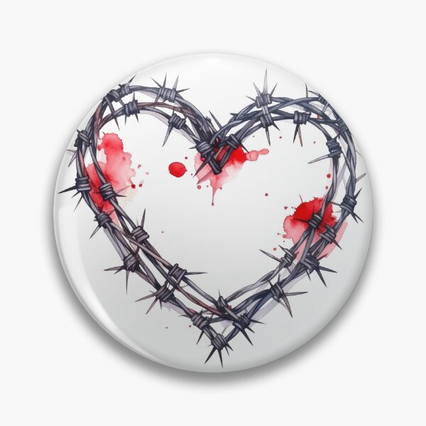 Item preview, Captive heart, barbed wire designed and sold by LiskoDesign.