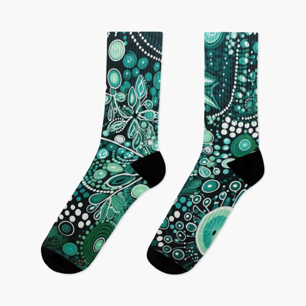 Item preview, Aboriginal Inspired Dot Art - Floral Nature designed and sold by GrinGalore.