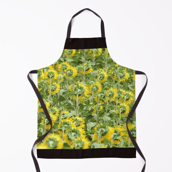 Aperçu de l'œuvre Sunflower Field Pattern – Yellow Floral Background Nature Aesthetic Wall Art créée et vendue par onubi.