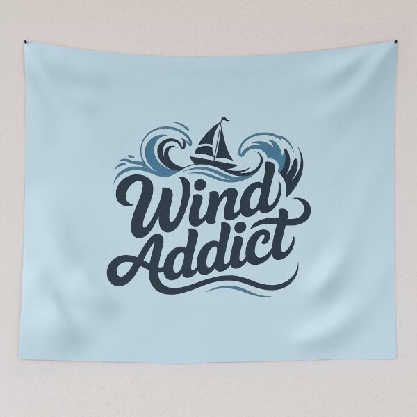 Item preview, Wind Addict Sailboat Ocean Adventure designed and sold by WikaKowalczyk.