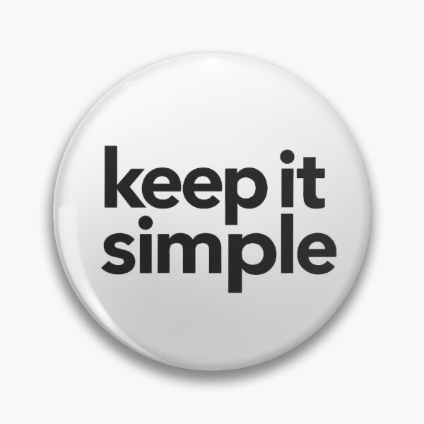 Item preview, Keep It Simple Clean Design designed and sold by echoink-studio.