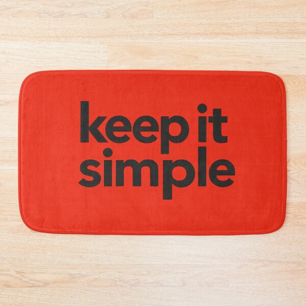 Item preview, Keep It Simple Clean Design designed and sold by echoink-studio.