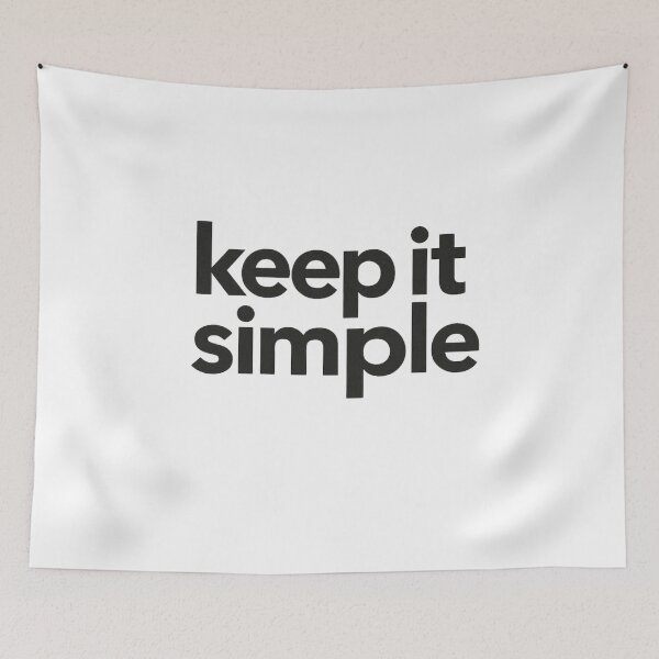 Item preview, Keep It Simple Clean Design designed and sold by echoink-studio.