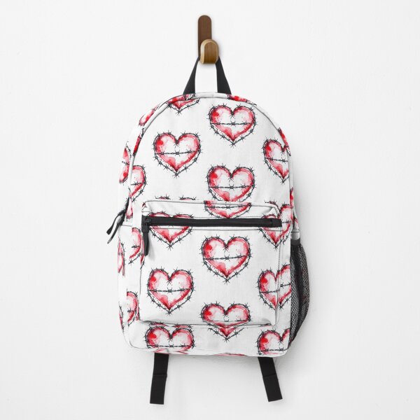 Item preview, Captive heart, red barbed wire designed and sold by LiskoDesign.