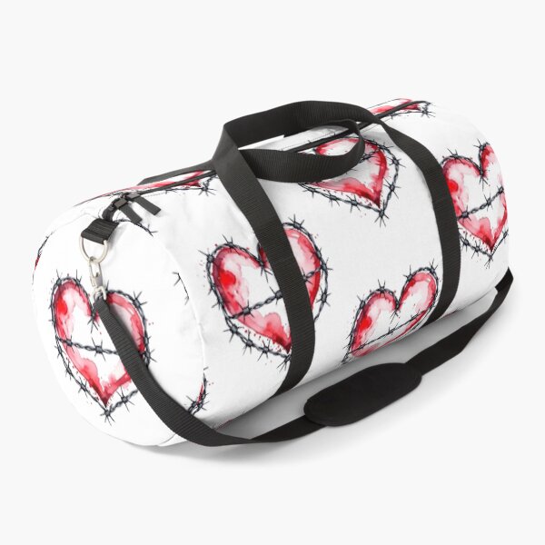 Item preview, Captive heart, red barbed wire designed and sold by LiskoDesign.