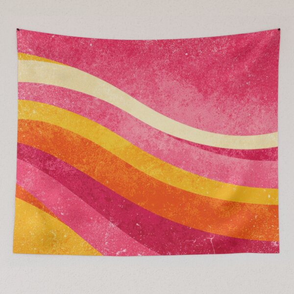 Item preview, Colorful wave patterns on a surface designed and sold by anytka.