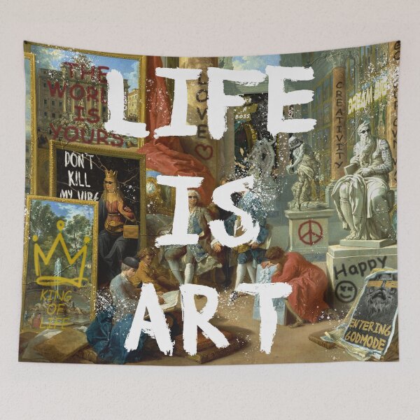 Item preview, Life Is Art designed and sold by SaschaHahnART.