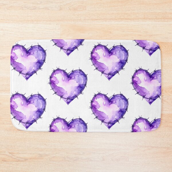 Item preview, Captive heart, purple barbed wire designed and sold by LiskoDesign.