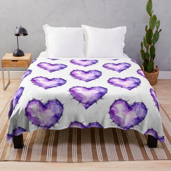 Item preview, Captive heart, purple barbed wire designed and sold by LiskoDesign.