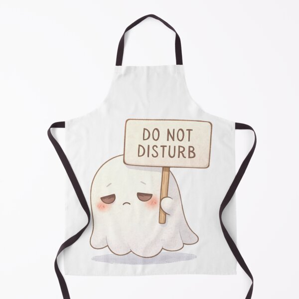Item preview, Do Not Disturb Ghost Minimal | Cute Kawaii Aesthetic | Introvert Mood Design designed and sold by The Mood Index.