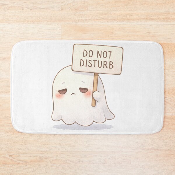 Item preview, Do Not Disturb Ghost Minimal | Cute Kawaii Aesthetic | Introvert Mood Design designed and sold by The Mood Index.