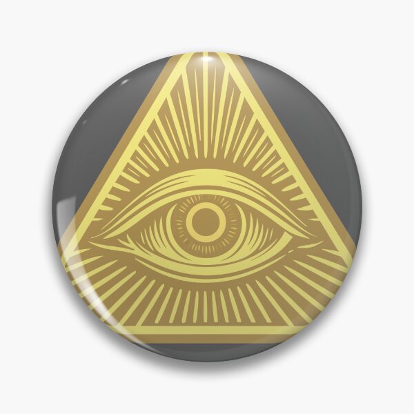 Item preview, Eye of Providence Golden Triangle - All Seeing Eye Illuminated Mystic Design designed and sold by charlypicazo.