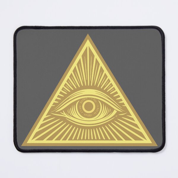 Item preview, Eye of Providence Golden Triangle - All Seeing Eye Illuminated Mystic Design designed and sold by charlypicazo.