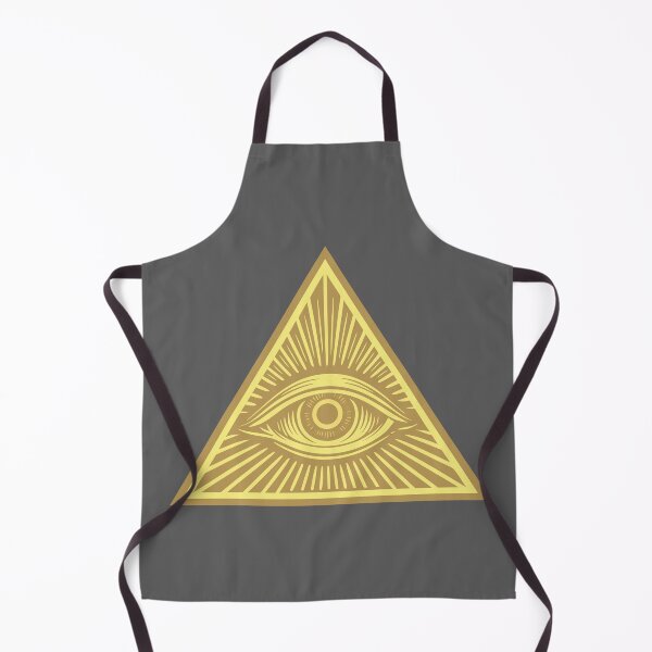 Item preview, Eye of Providence Golden Triangle - All Seeing Eye Illuminated Mystic Design designed and sold by charlypicazo.