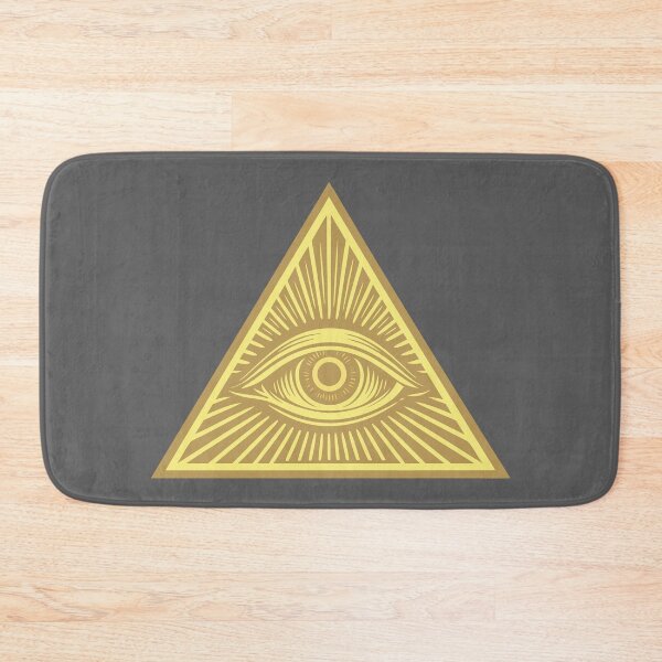Item preview, Eye of Providence Golden Triangle - All Seeing Eye Illuminated Mystic Design designed and sold by charlypicazo.
