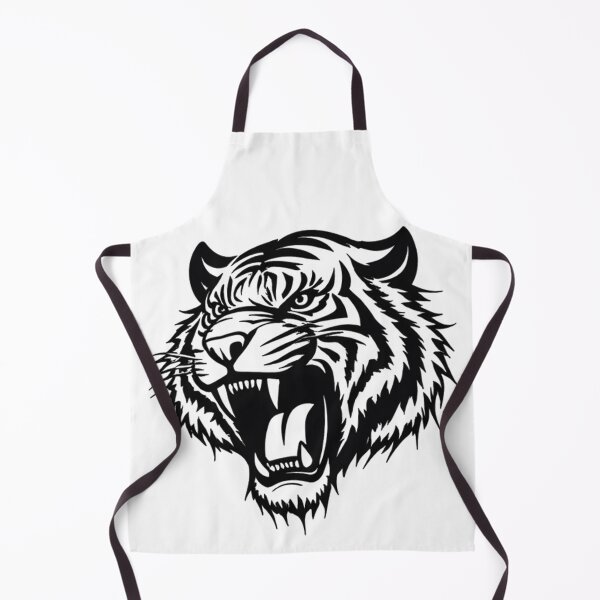 Item preview, Shadow Roaring Tiger – Dark Minimalist Wild Beast Design designed and sold by Kavya Art.