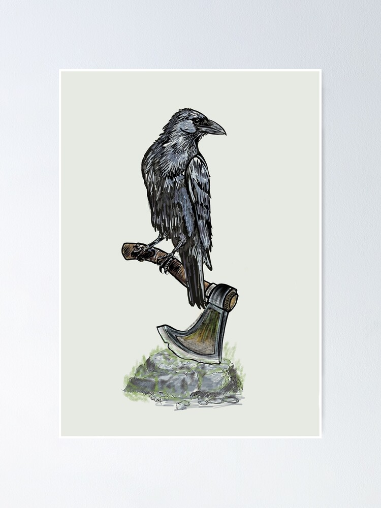 Thumbnail 1 of 3, Poster, Raven designed and sold by ArtBimo.
