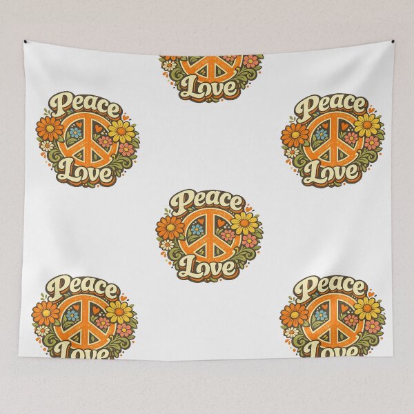 Item preview, Peace and Love – Retro Vintage Logo designed and sold by Dax Studio.