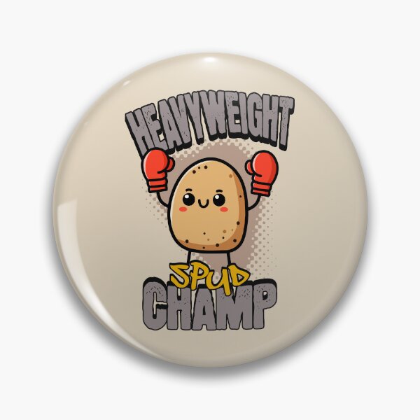 Item preview, Heavyweight Spud Champ Boxing Potato  designed and sold by Doodle Moon Studios.