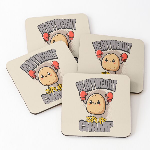 Item preview, Heavyweight Spud Champ Boxing Potato  designed and sold by Doodle Moon Studios.