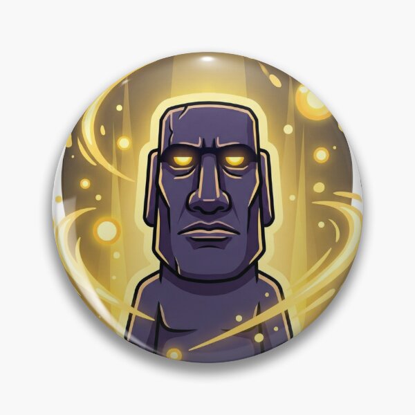 Item preview, Currently Aura Farming Sticker | Funny Sarcastic  Moai Statue RPG Meme Trending Humor Sticker designed and sold by ChaosAndChill.
