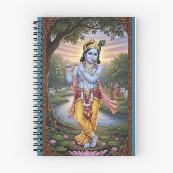 Item preview, Shri Krishna Hindu Spiritual Sticker PNG designed and sold by SouravDesigns.