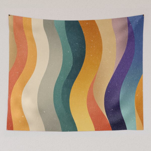 Item preview, Wavy patterns in various colors designed and sold by anytka.