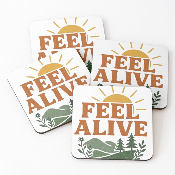 Item preview, Feel Alive Fitness Minimal Design designed and sold by echoink-studio.