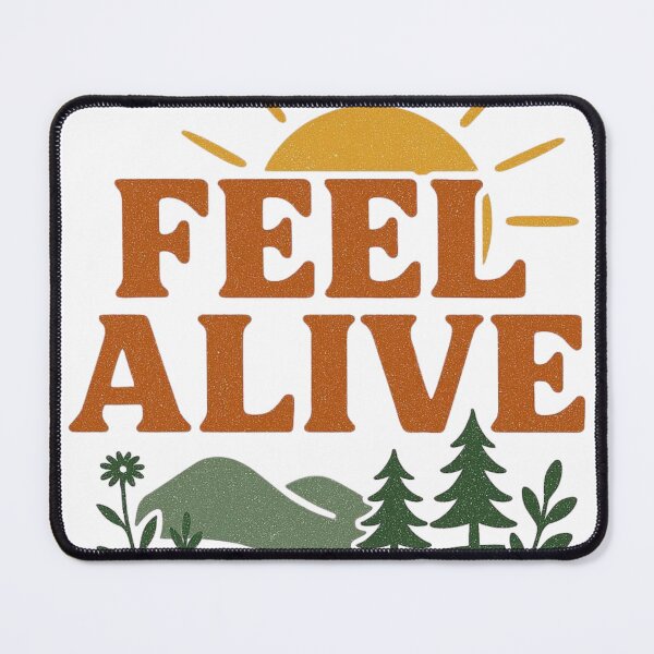 Item preview, Feel Alive Fitness Minimal Design designed and sold by echoink-studio.