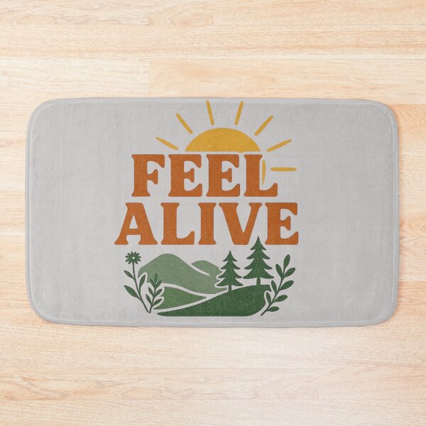 Aperçu de l'œuvre Design minimaliste de Feel Alive Fitness créée et vendue par echoink-studio.