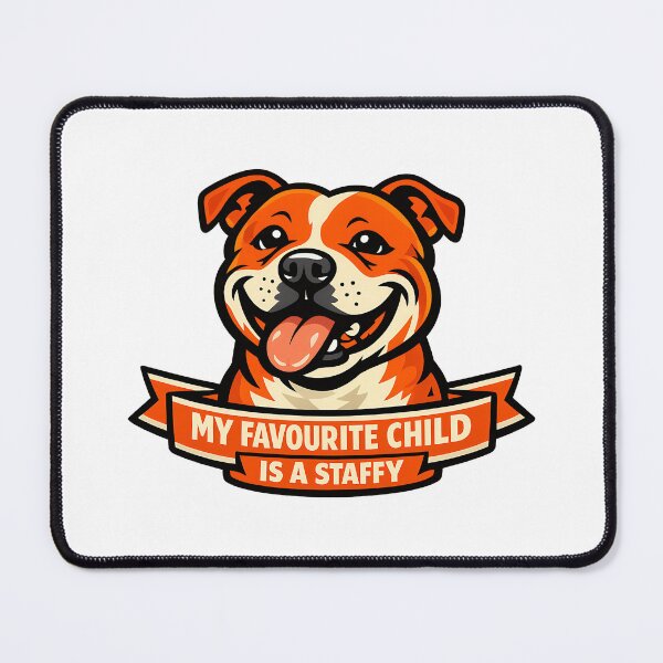 Item preview, My Favourite Child Is A Staffy designed and sold by BestFriendTees.