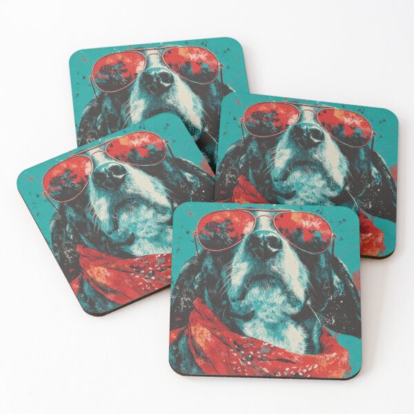 Item preview, Dog wearing sunglasses and scarf designed and sold by anytka.