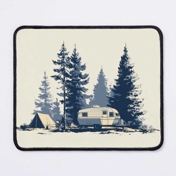 Item preview, Trailer camping by the forest designed and sold by anytka.
