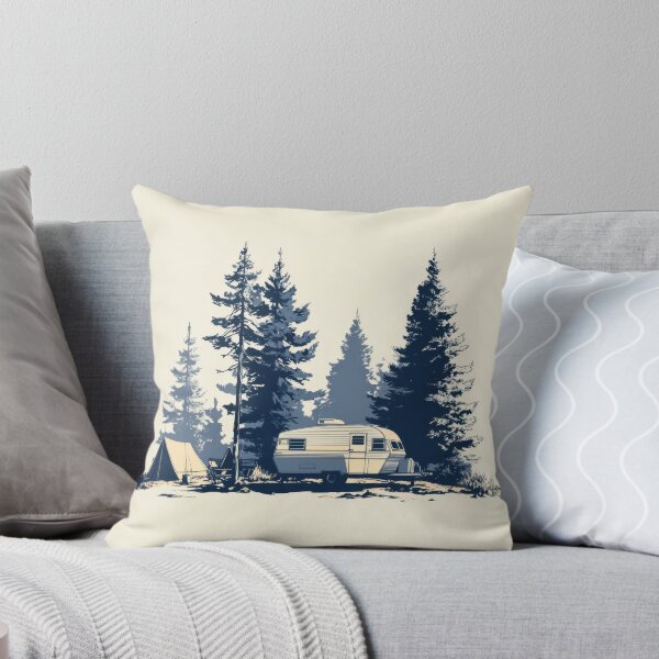 Item preview, Trailer camping by the forest designed and sold by anytka.