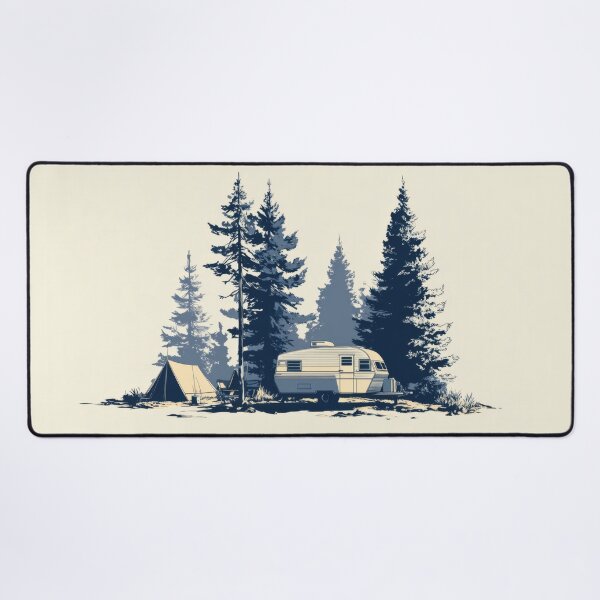 Item preview, Trailer camping by the forest designed and sold by anytka.