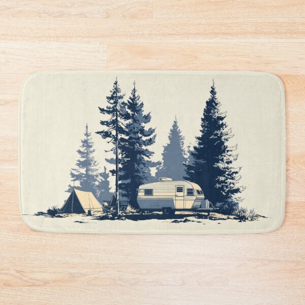 Item preview, Trailer camping by the forest designed and sold by anytka.