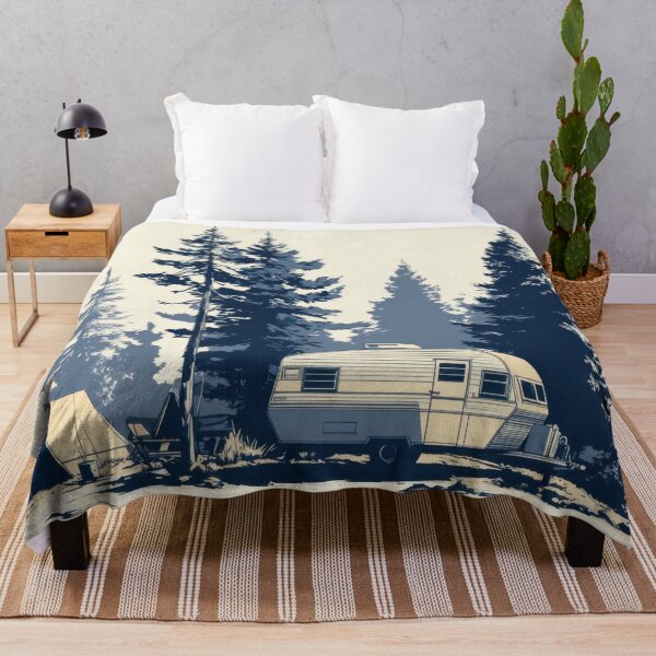 Item preview, Trailer camping by the forest designed and sold by anytka.
