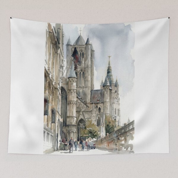 Item preview, St Nicholas Church Ghent designed and sold by caracatita75.