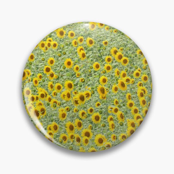 Item preview, Sunflower Field Landscape – Endless Yellow Flowers Pattern Nature Aesthetic Wall Art designed and sold by onubi.
