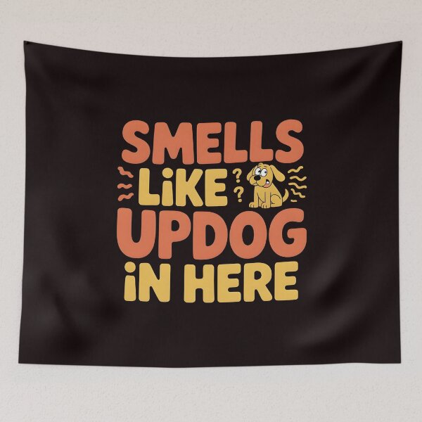 Item preview, Smells Like Updog In Here – Funny Dad Joke Sarcastic Saying designed and sold by Redgiant87x.