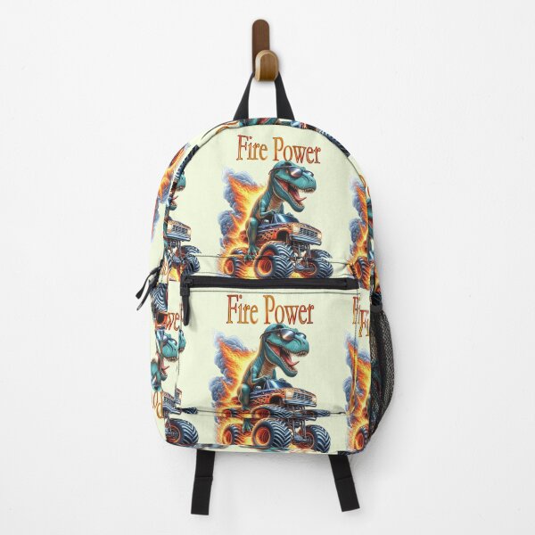 Item preview, Dinosaur riding a monster truck designed and sold by LoneAngel.