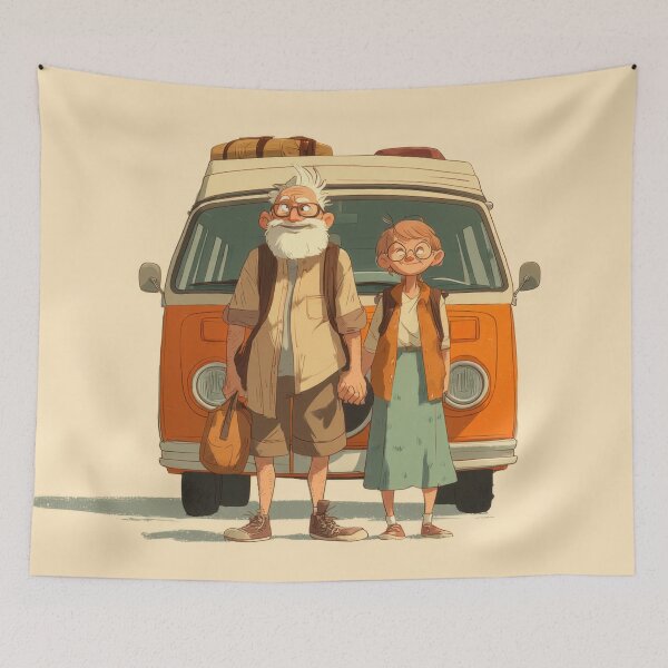 Item preview, Elder couple stands in front of van designed and sold by anytka.