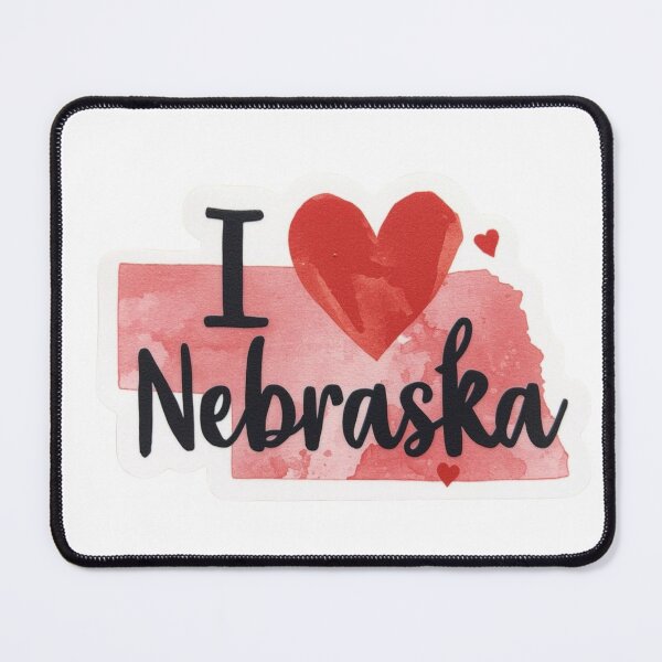 Item preview, I Love Nebraska designed and sold by PamLeeDesign.