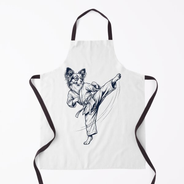 Item preview, Vintage Papillon Doing Karate Martial Art Dog Lover designed and sold by TerryConnells.