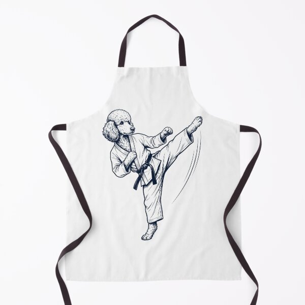 Item preview, Vintage Poodle Doing Karate Martial Art Dog Lover designed and sold by TerryConnells.