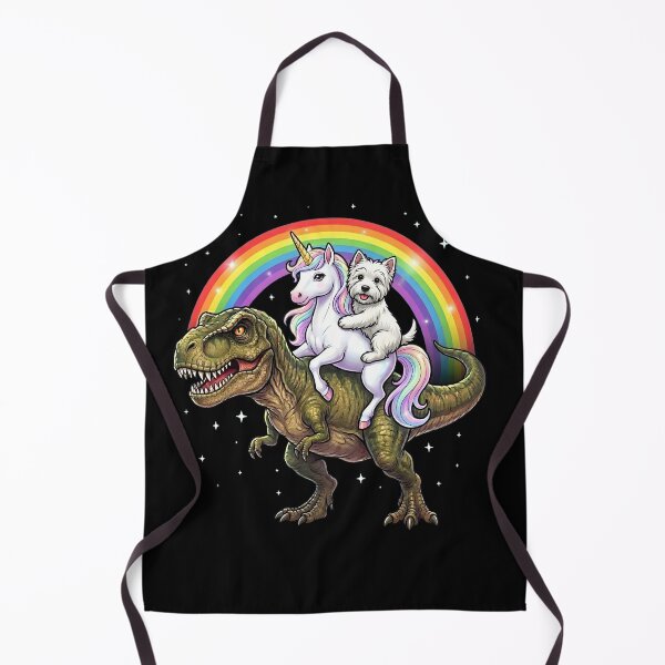 Item preview, Rainbow West Highland White Terrier Unicorn T Rex Dinosaur Dog Lover designed and sold by DoodleTortle.