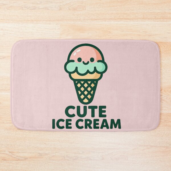 Item preview, Cute Ice Cream Minimal Design designed and sold by echoink-studio.