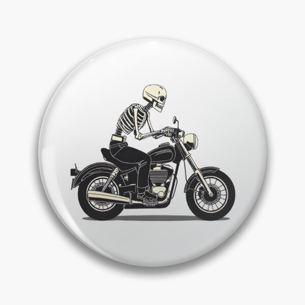Item preview, Skeleton Rider – Dead Fast Motorcycle Graphic designed and sold by Kavya Art.