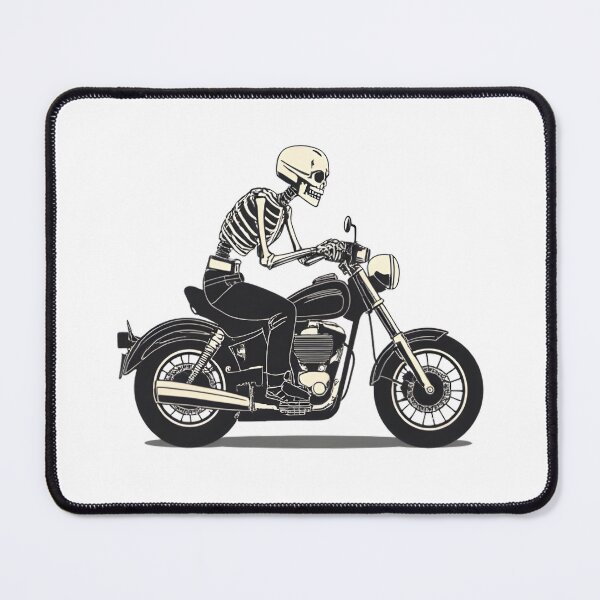 Item preview, Skeleton Rider – Dead Fast Motorcycle Graphic designed and sold by Kavya Art.