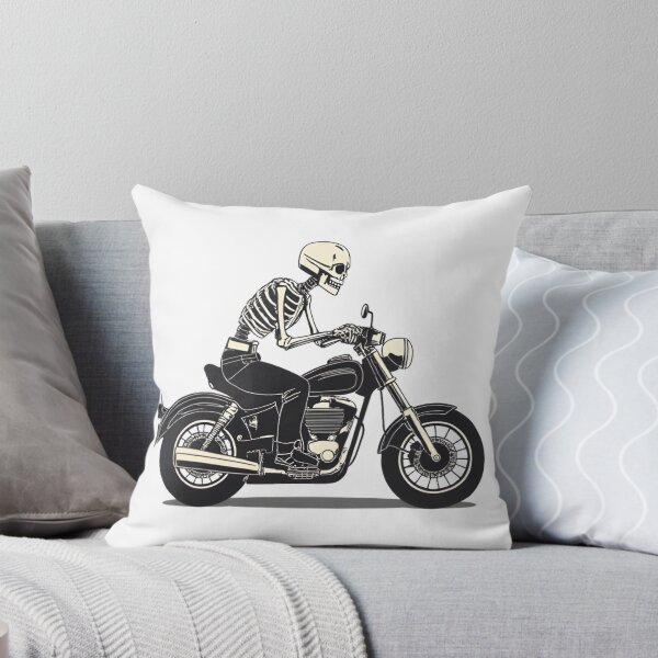 Item preview, Skeleton Rider – Dead Fast Motorcycle Graphic designed and sold by Kavya Art.